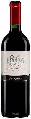 1865 carmenere single 750ml