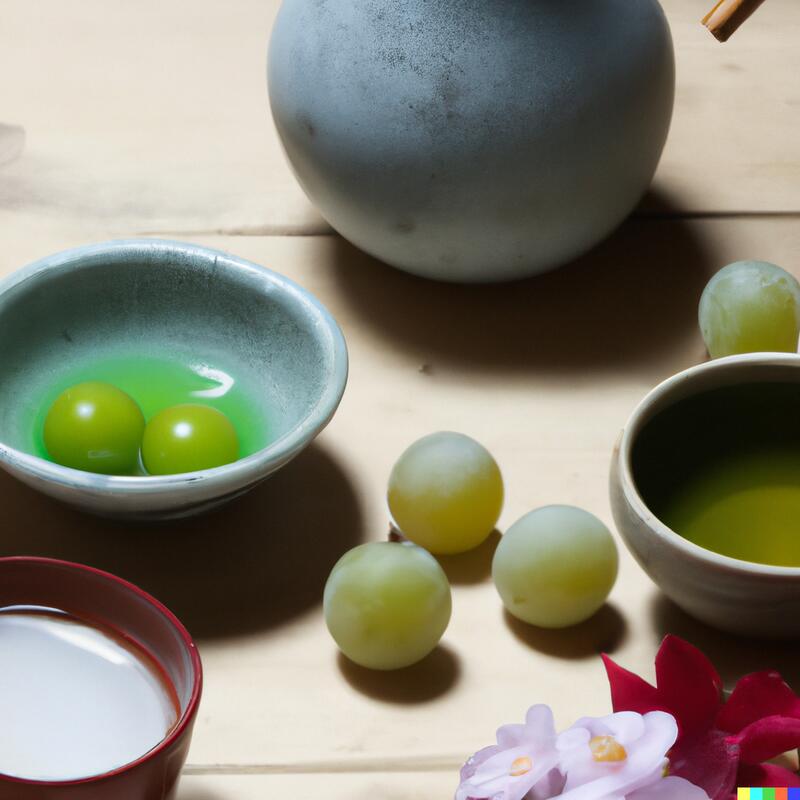 Plum Sake w/Green Tea